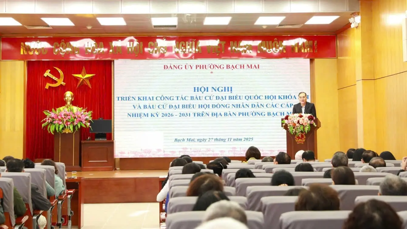 Phường Bạch Mai triển khai công tác bầu cử